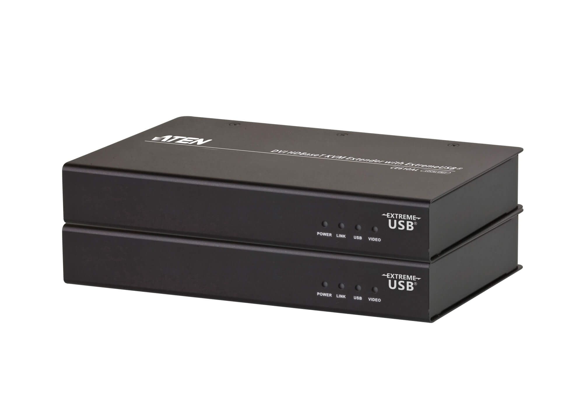 Aten 1 USB Extender DVI-D over Cat5e KVM Extender 100 m
