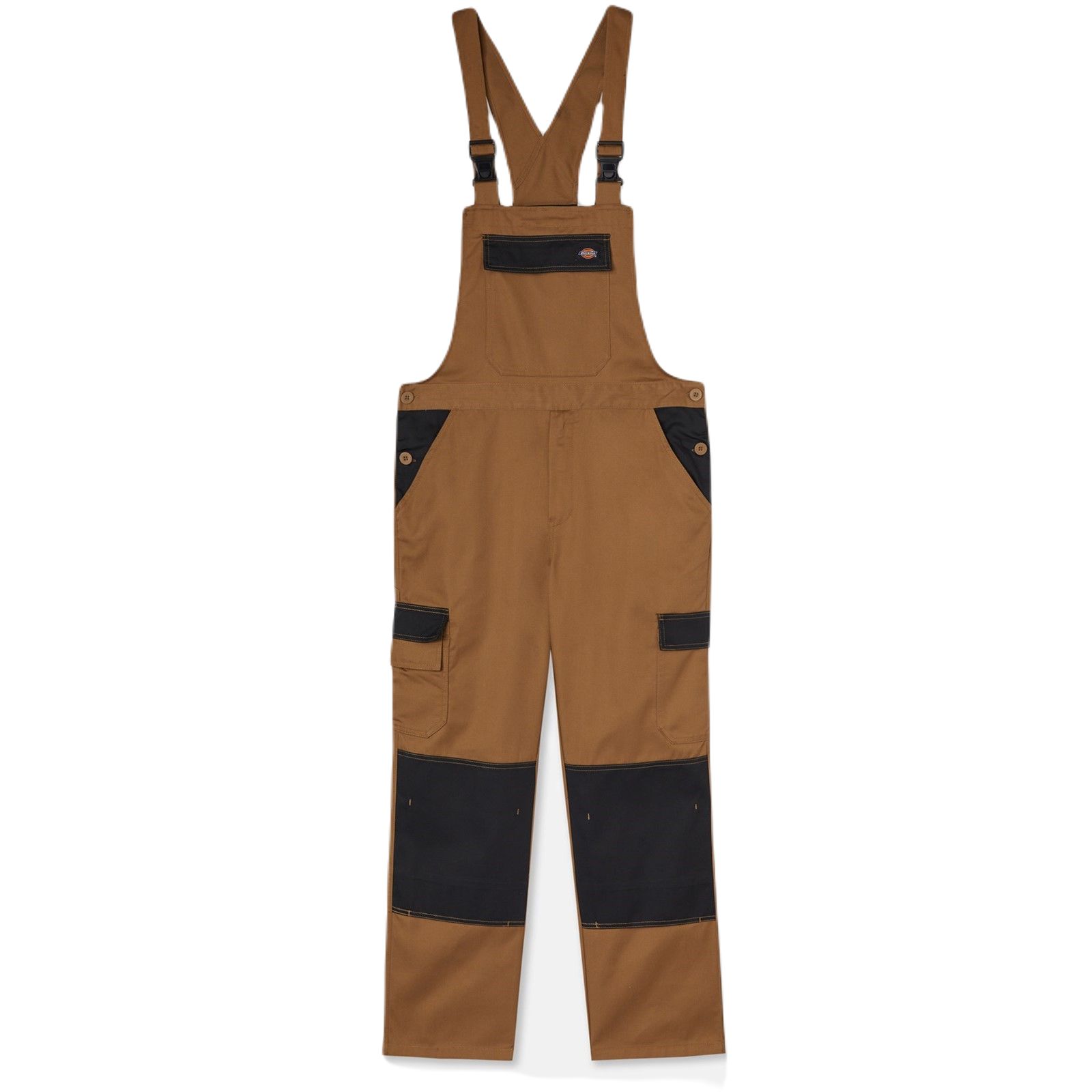 dk0a867nk151 Dickies Khaki Reusable Bib & Brace, XXL