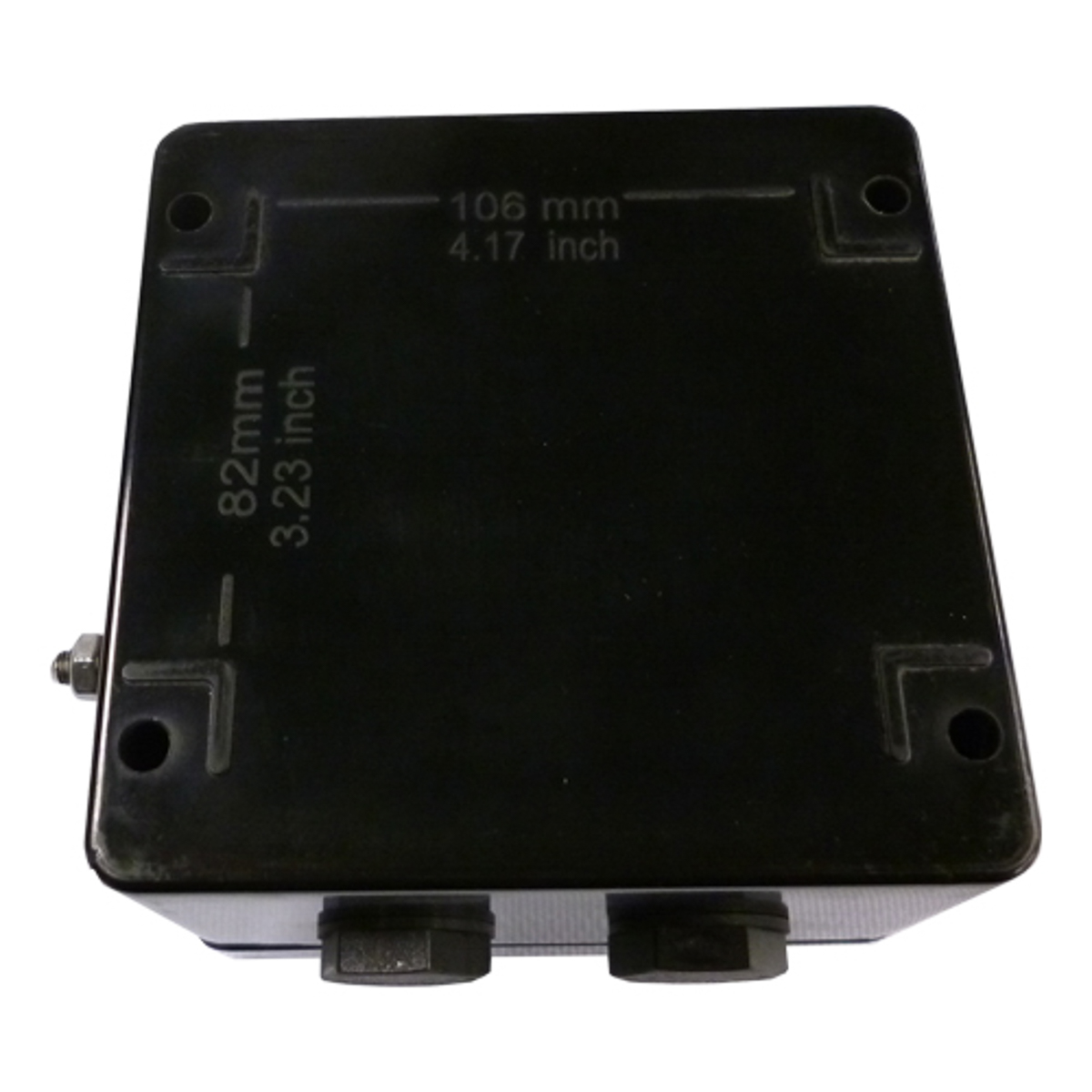 cep121290pai CE-TEK CEP Series Black Polyester Junction Box, IP66, 10 Terminals, ATEX, 120 mm, 90mm 122 mm