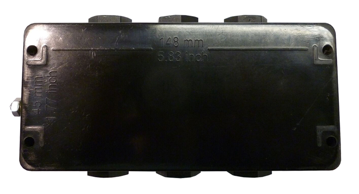 cep167575pau CE-TEK CEP-PA Series Black Glass Reinforced Polyester Junction Box, IP66, ATEX, 75 mm, 75mm 160 mm