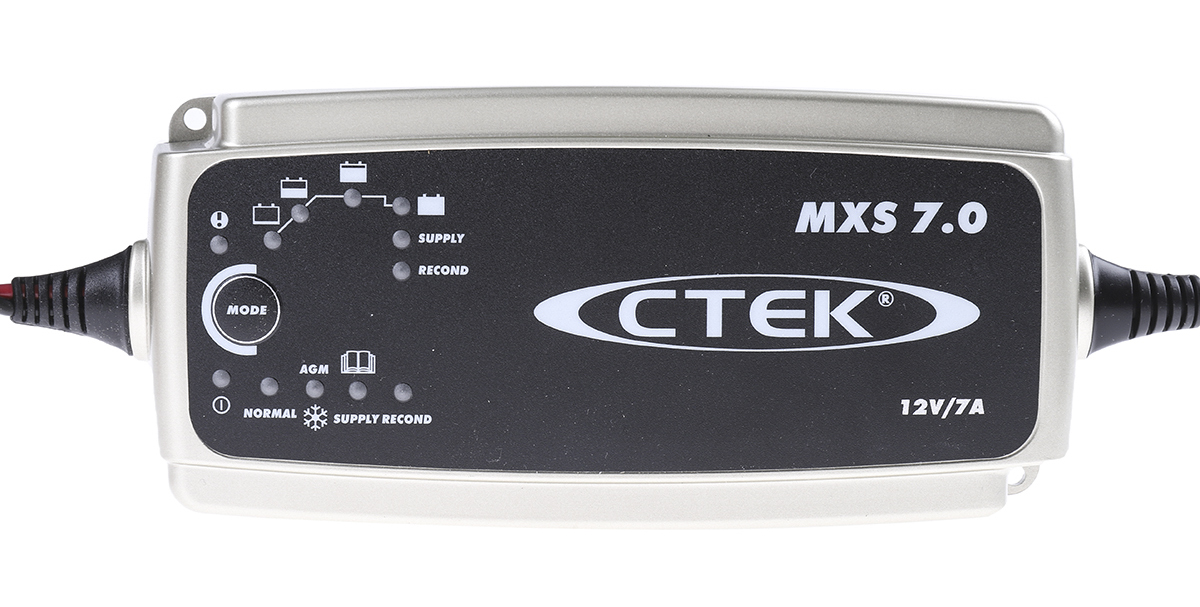 CTEK MXS 7.0 MXS 7.0 Battery Charger For 12V, Lead Acid 7 A, Up to 225 Ah, 14 to 150 Ah with EU plug Automotive