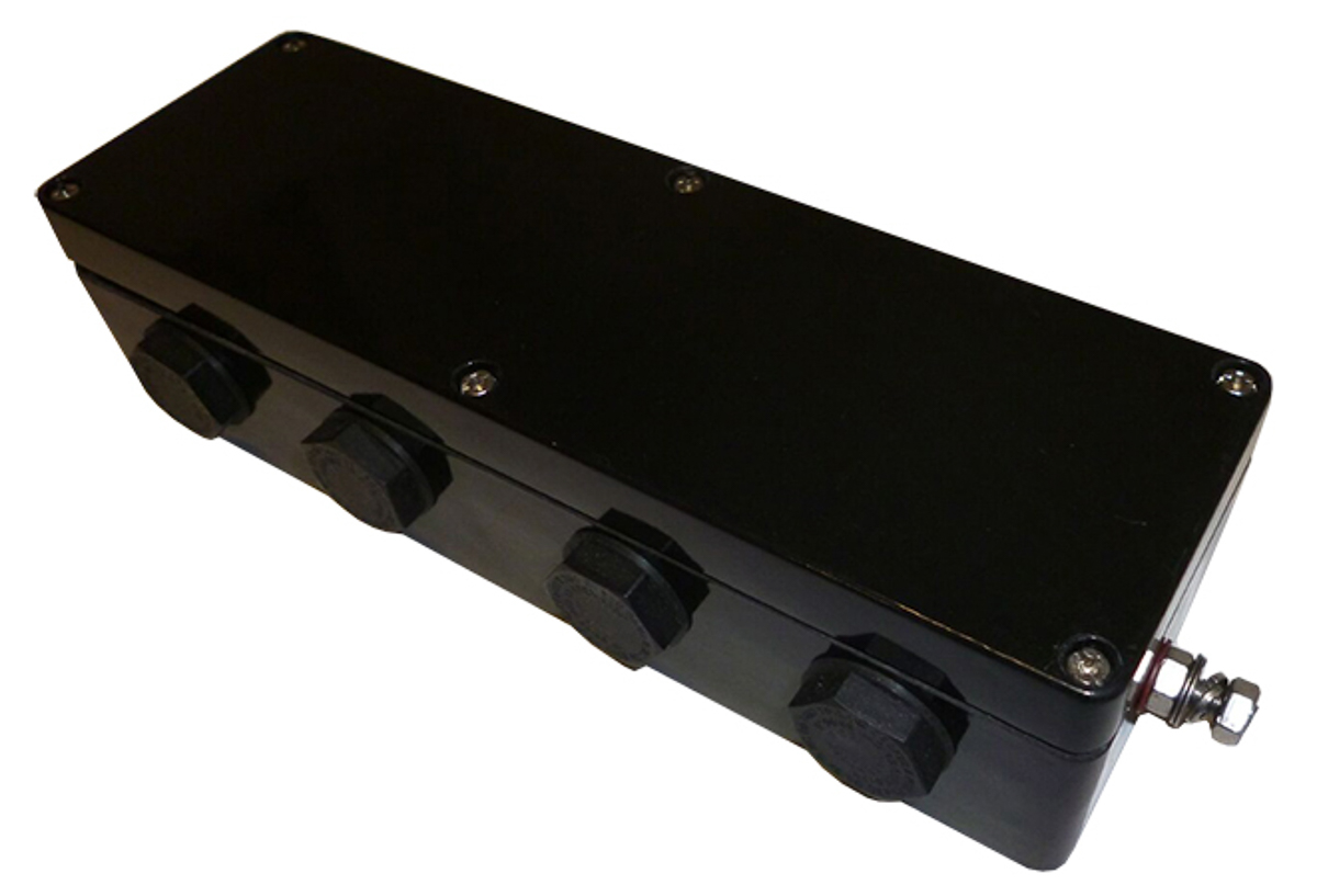 CE-TEK CEP Series Black Polyester Junction Box, IP66, ATEX, 75 mm, 55mm 230 mm