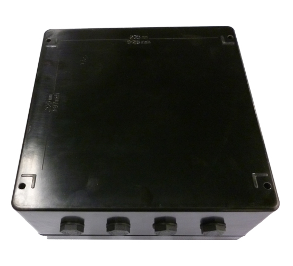 cep252512pi CE-TEK CEP-PA Series Black Glass Reinforced Polyester Junction Box, IP66, IECEx, 250 mm, 120mm 255 mm