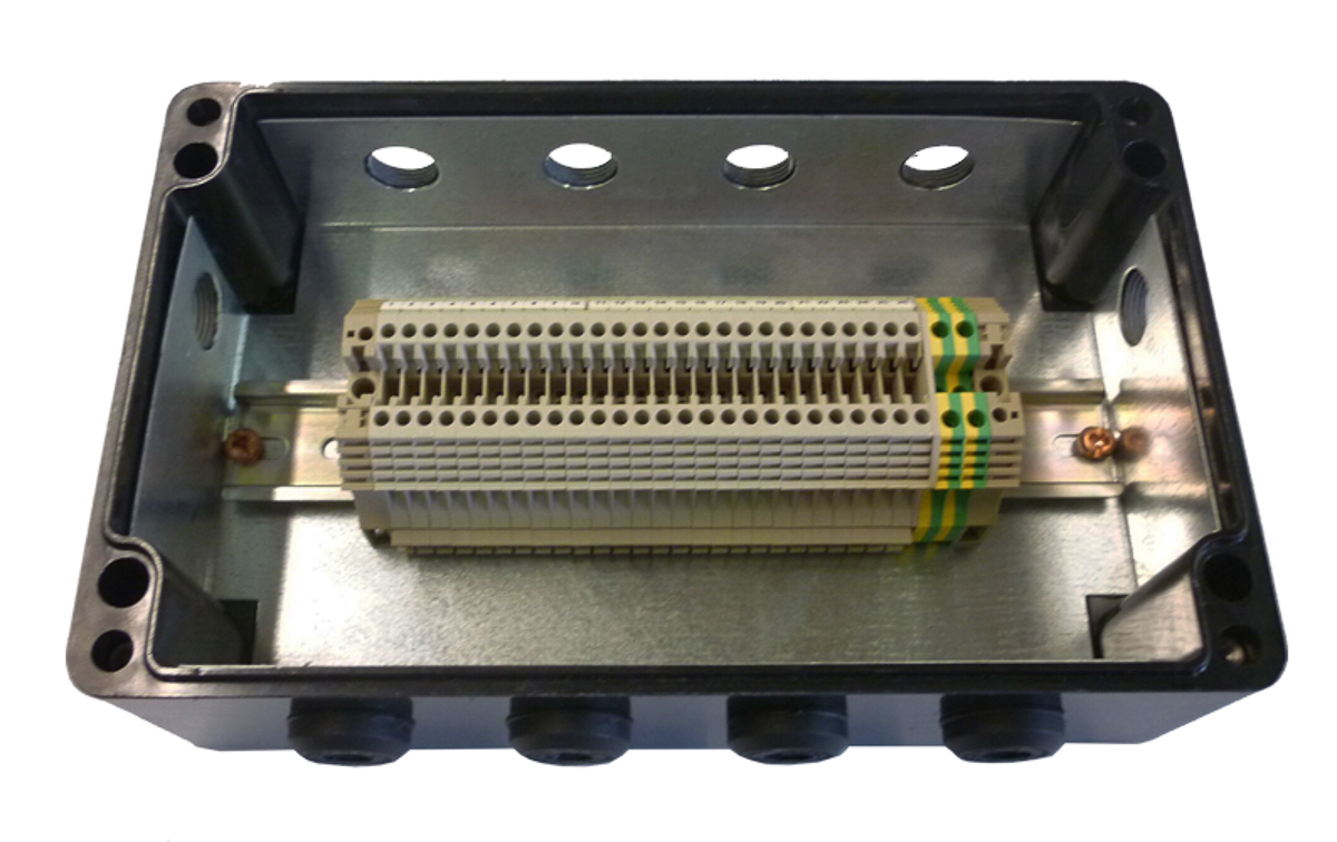 cep261690pi CE-TEK CEP-PA Series Black Glass Reinforced Polyester Junction Box, IP66, IECEx, 160 mm, 90mm 260 mm