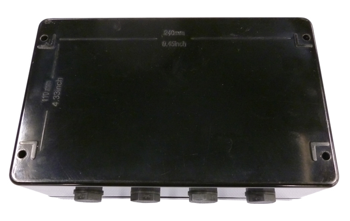 cep261690pi CE-TEK CEP-PA Series Black Glass Reinforced Polyester Junction Box, IP66, IECEx, 160 mm, 90mm 260 mm