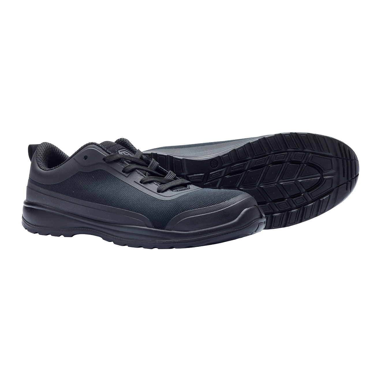 cf19-04 Blackrock CF19 Unisex Black Non-Metal Safety Trainer, UK 4, EU 37