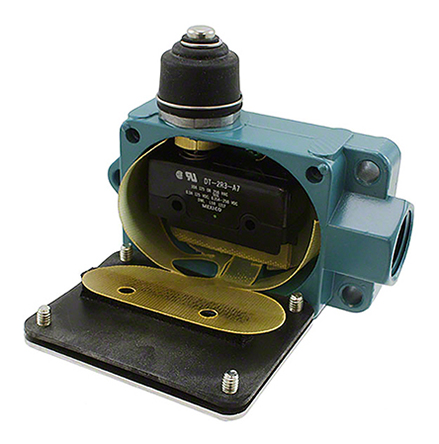 Honeywell Plunger Limit Switch, 2NO/2NC, DPDT, Die Cast Aluminium Housing, 250V ac Max, 10A Max