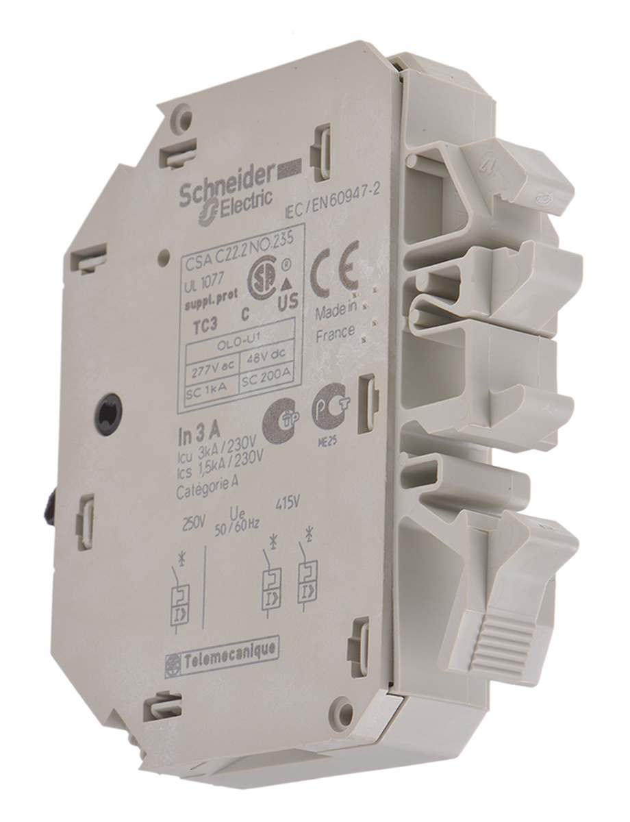 gb2cb08 Schneider Electric 3A 1P Pole Thermal Magnetic Circuit Breaker, 277 V ac, 415 V ac GB2