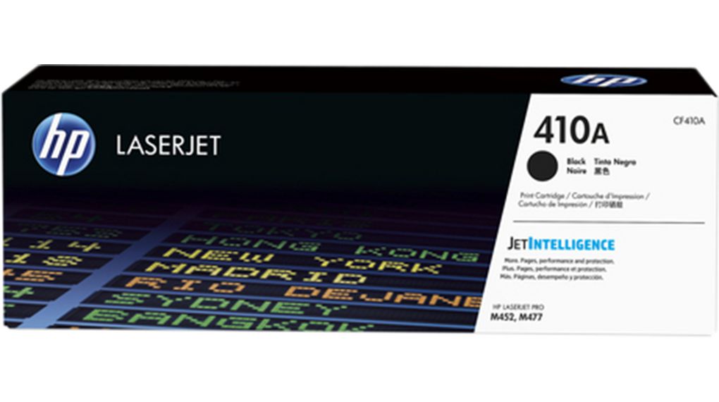 Hewlett Packard CF410A Black Toner Cartridge, M452DN, M452DW, M452NW, M477FDN, M477FDW, PM477FNW Compatible