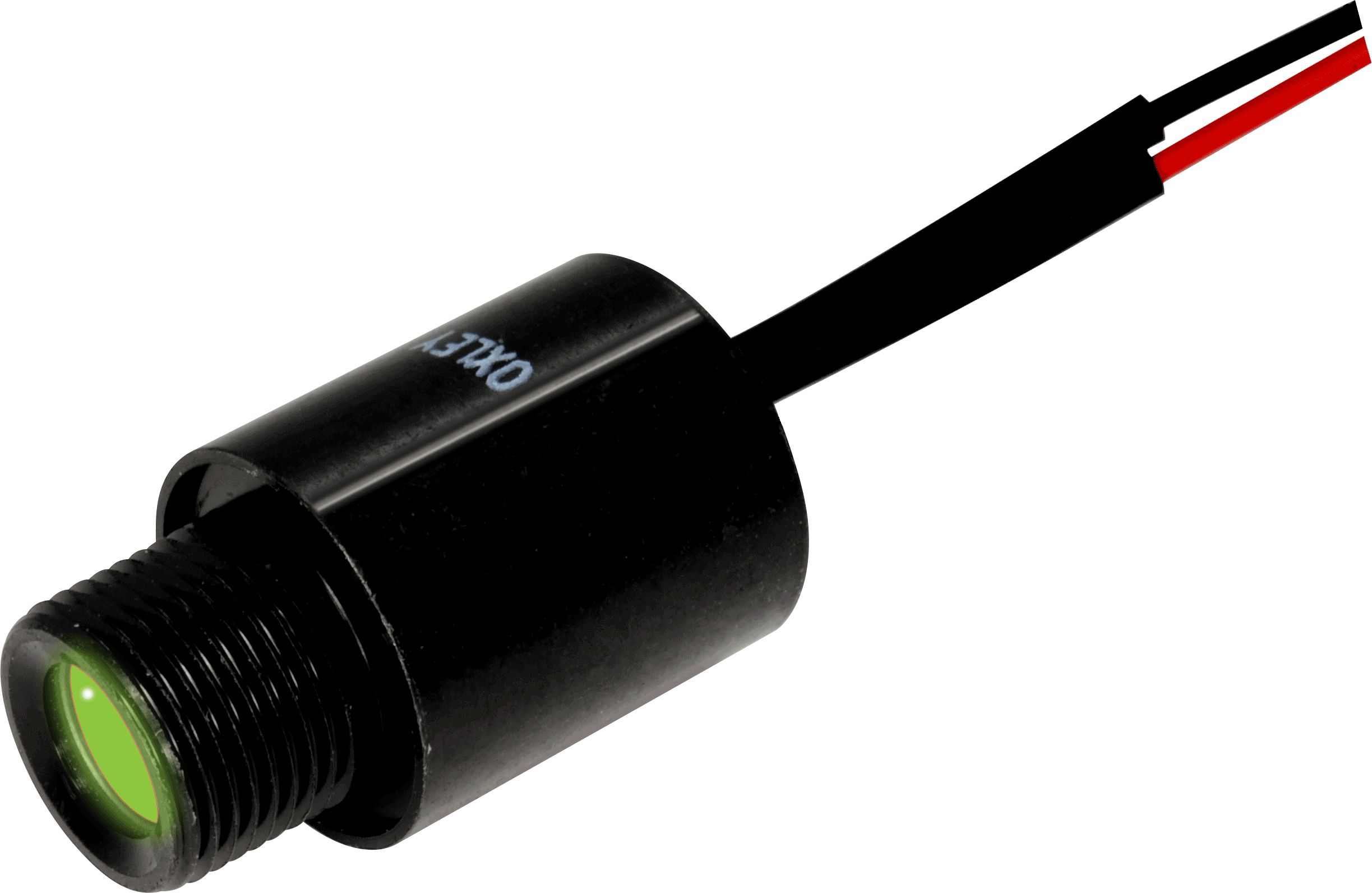 Oxley STR5LH10 Series Green Indicator, 24V dc, 10mm Mounting Hole Size, Lead Wires Termination, IP68