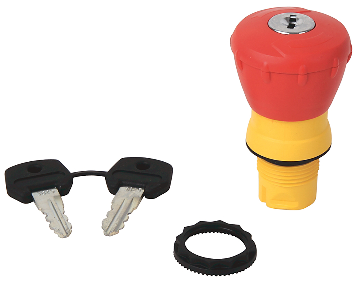 Allen Bradley 800F Series Key Release Illuminated Emergency Stop Push Button, 22mm Cutout, IP66