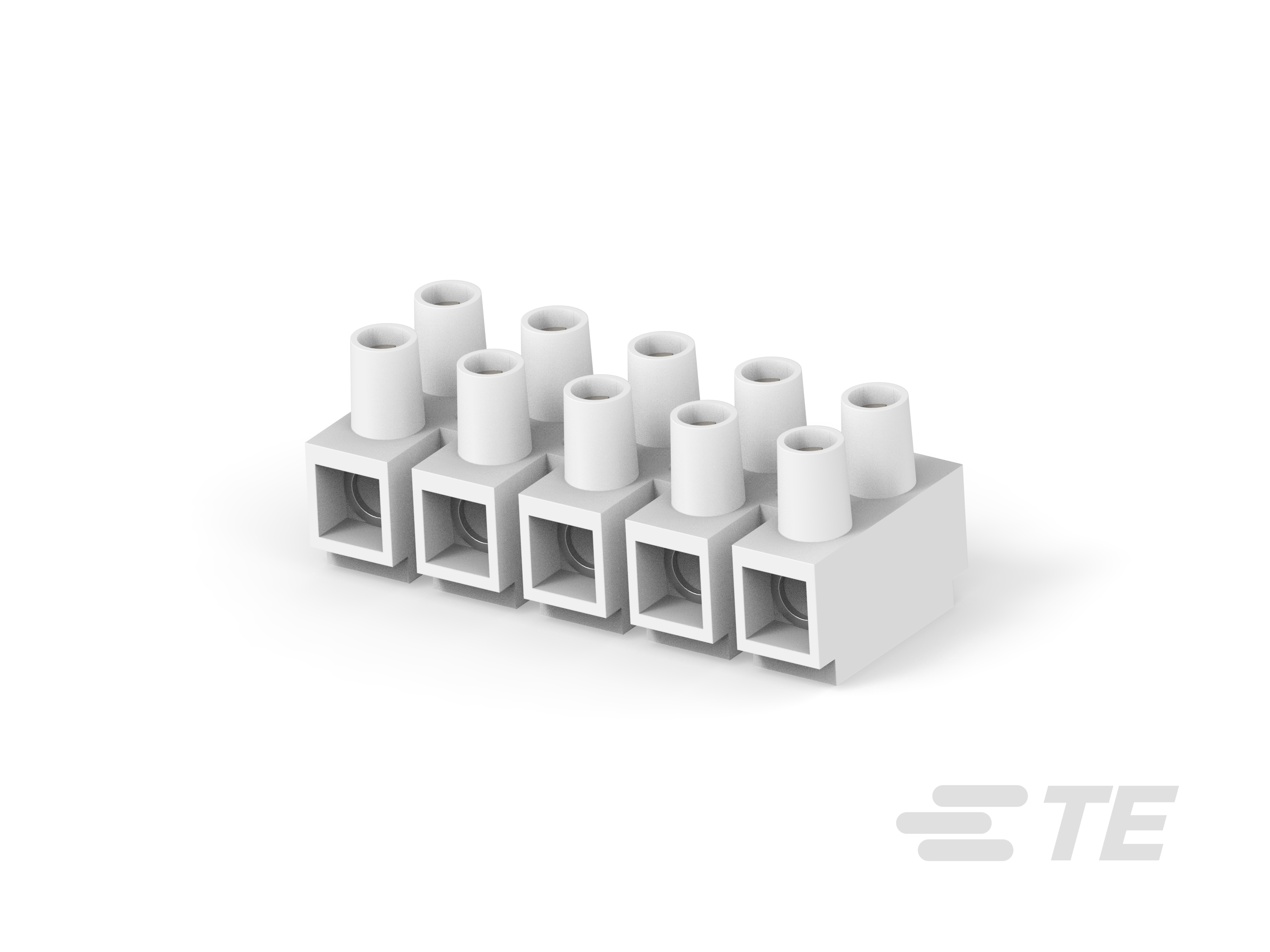 TE Connectivity Barrier Strip, 5 Contact, 14.5mm Pitch, 1 Row, 40A, 250 V