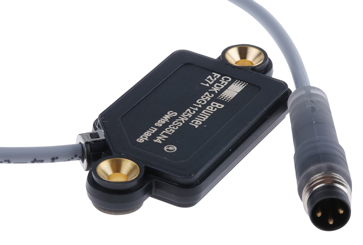 Baumer CFDK 25G1125/KS35LN4 Block Capacitive Proximity Sensor CFDK 8 mm, M8 x 1 PNP 100mA 30V 30 V dc