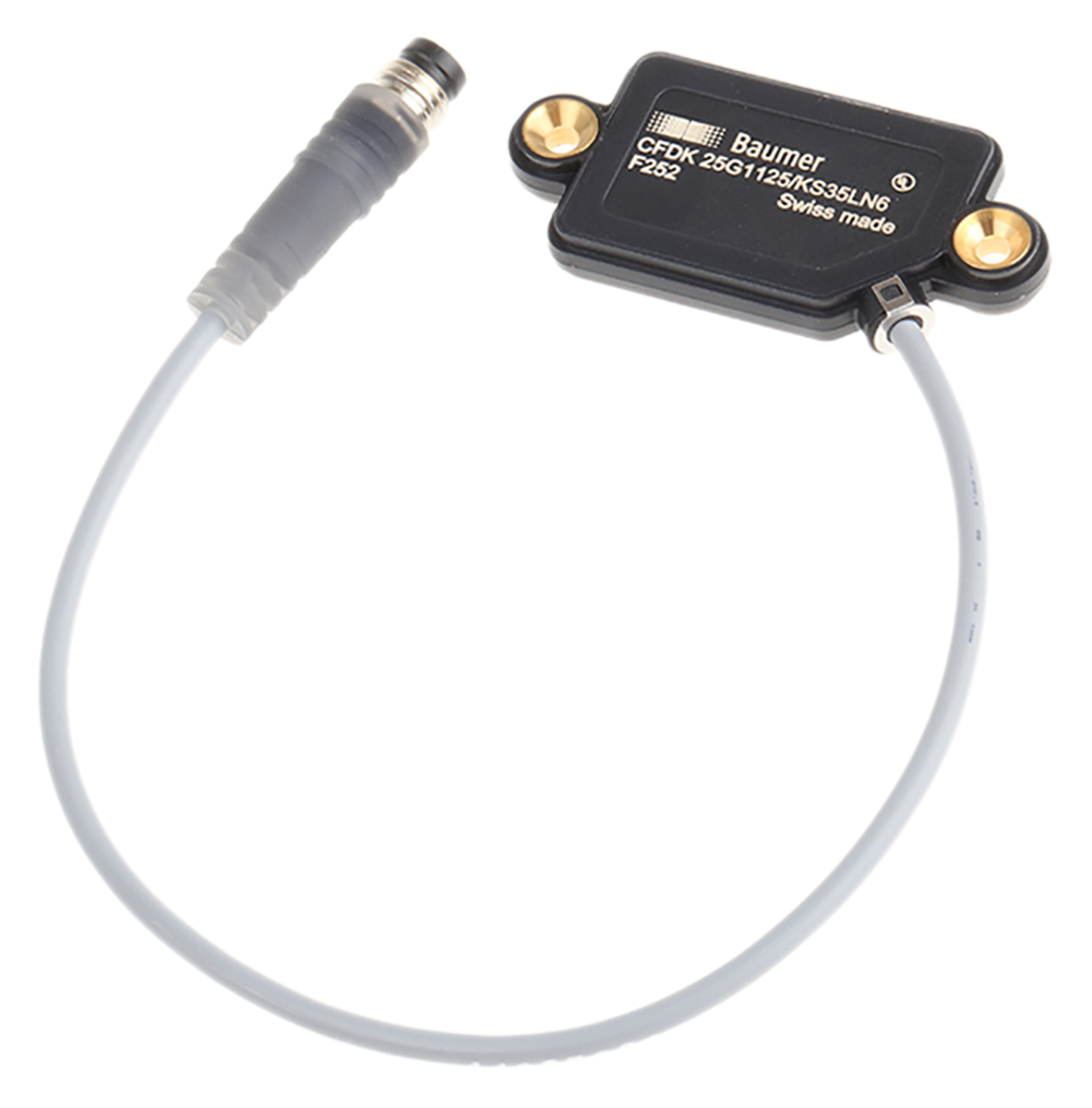 Baumer CFDK 25G1125/KS35LN6 Block Capacitive Proximity Sensor 15 mm, M8 x 1 PNP 100mA 30V 30 V dc