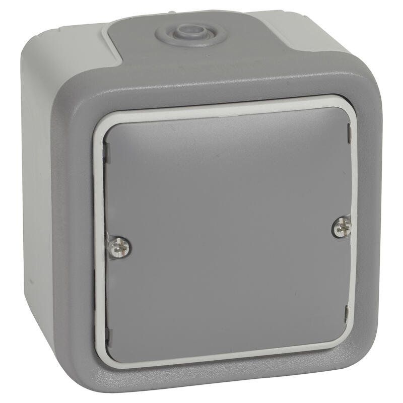 Legrand Grey Push Button Light Switch, 1 Way