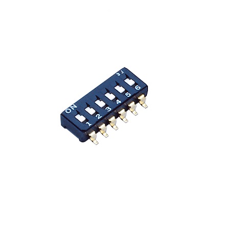 Nidec Components Through Hole Slide Switch 6PST On-Off 100 mA