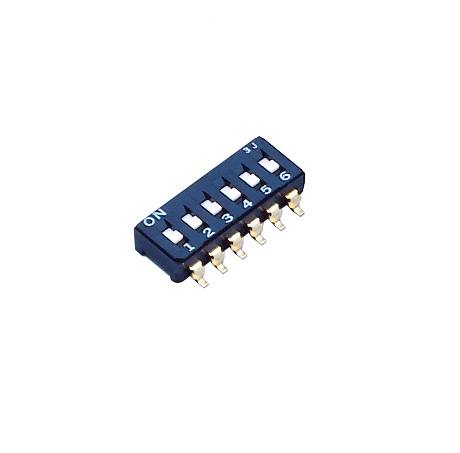 Nidec Components Through Hole Slide Switch 6PST On-Off 100 mA