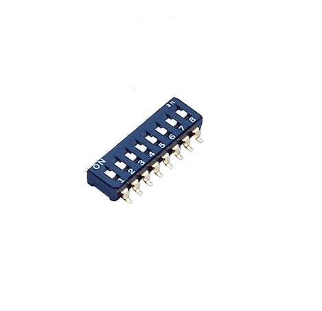 Nidec Components Through Hole Slide Switch 8PST On-Off 100 mA