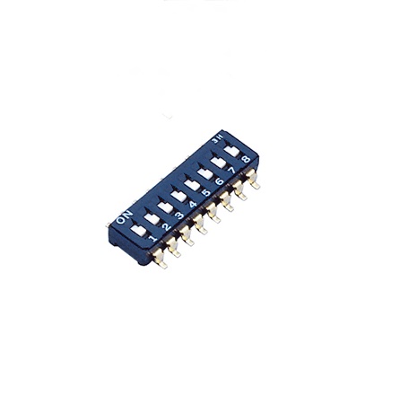 Nidec Components Through Hole Slide Switch 8PST On-Off 100 mA