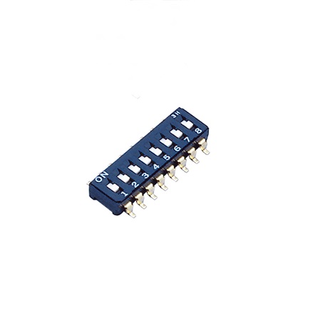 Nidec Components Through Hole Slide Switch 8PST On-Off 100 mA