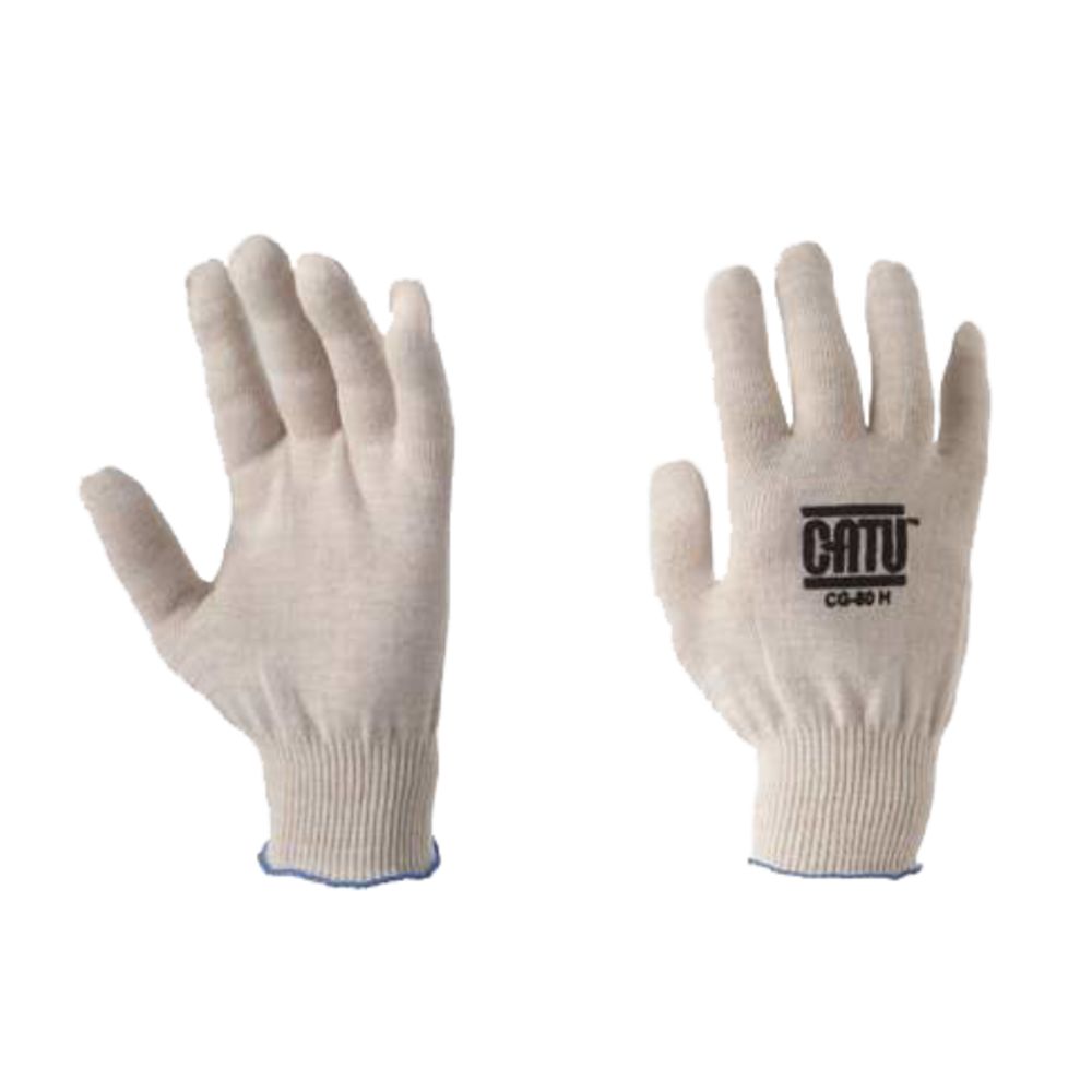 Catu CG80 White Cotton Glove, Size 9/10
