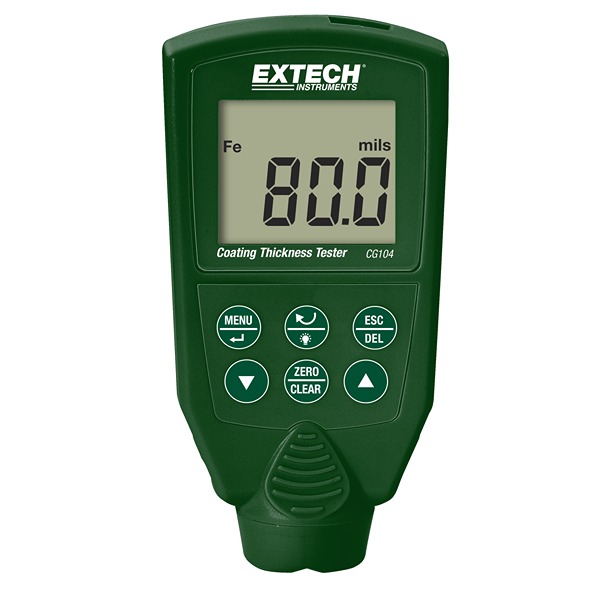 Extech  CG104  Thickness Gauge ±10 % Accuracy, 1 μm Resolution, LCD Backlight Display