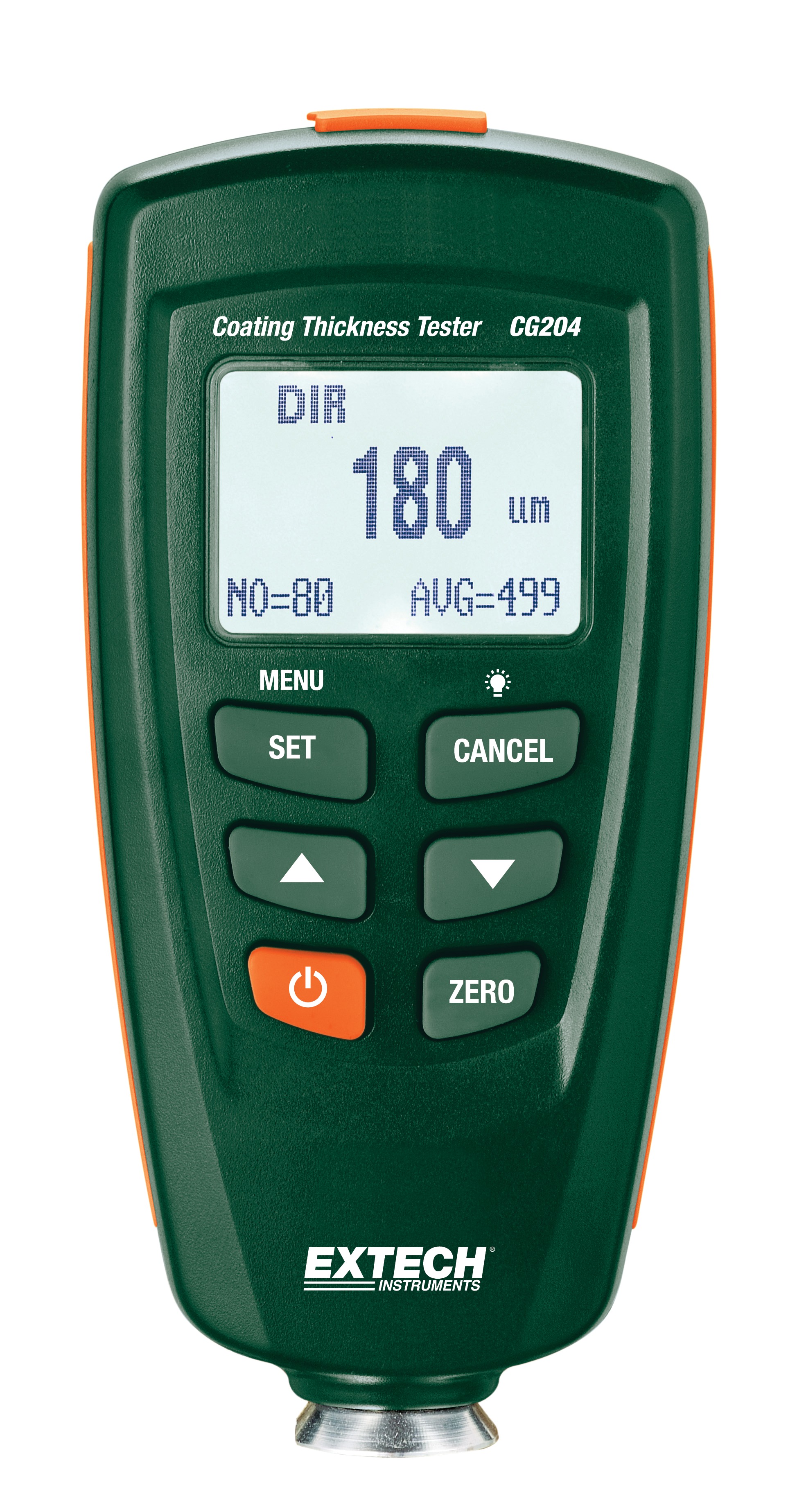 Extech  CG204  Thickness Gauge ±3 % Accuracy, 0.1 μm Resolution, Digital Display