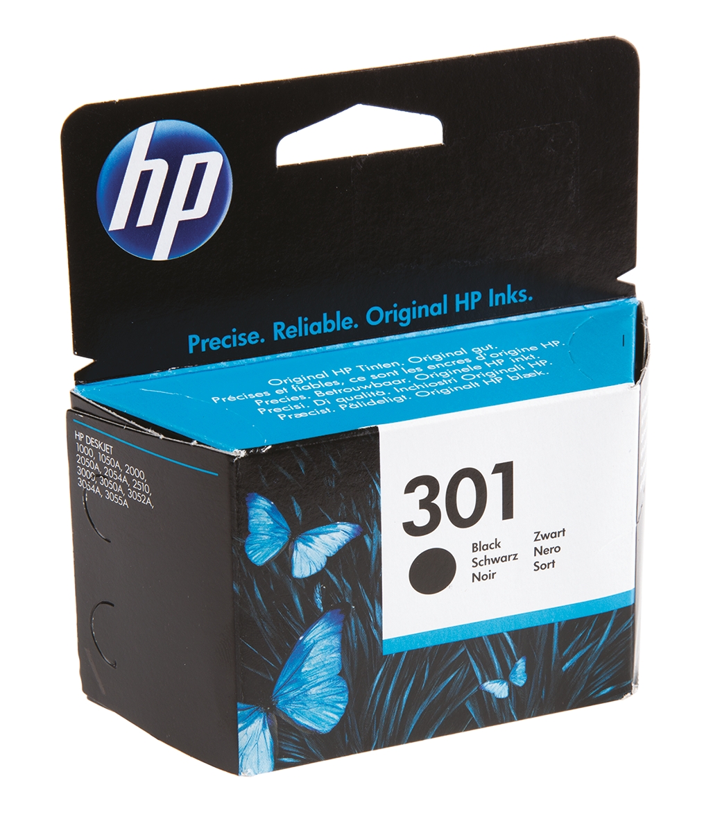 Hewlett Packard 301 Black Ink Cartridge