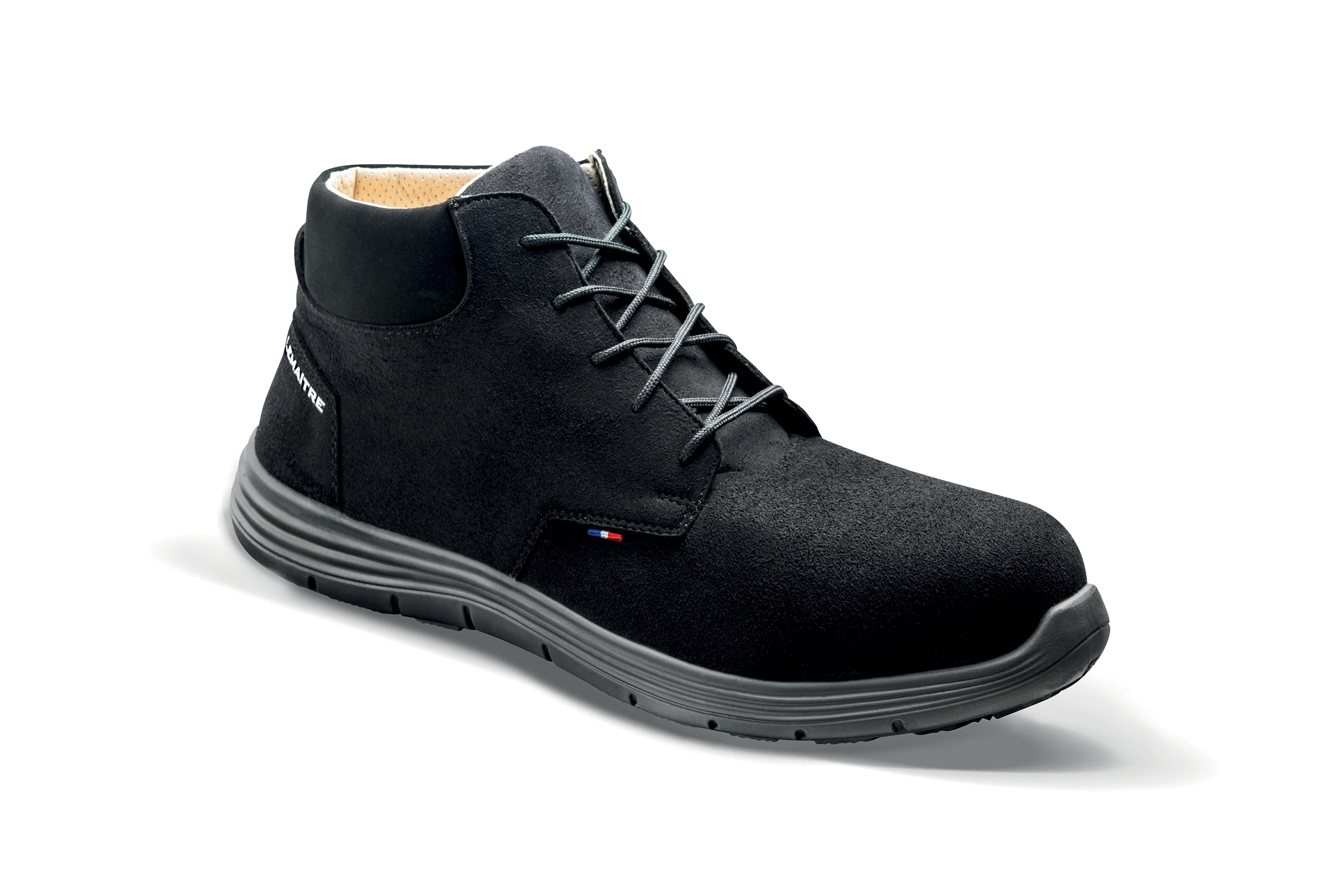 LEMAITRE SECURITE Chukka Noir S3 Unisex Black Composite Safety Shoes, UK 2.5, EU 35