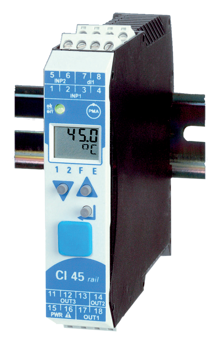 P.M.A CI45 Series Signal Conditioner, Universal Input, Universal Output, 260V ac, 90 V ac Supply