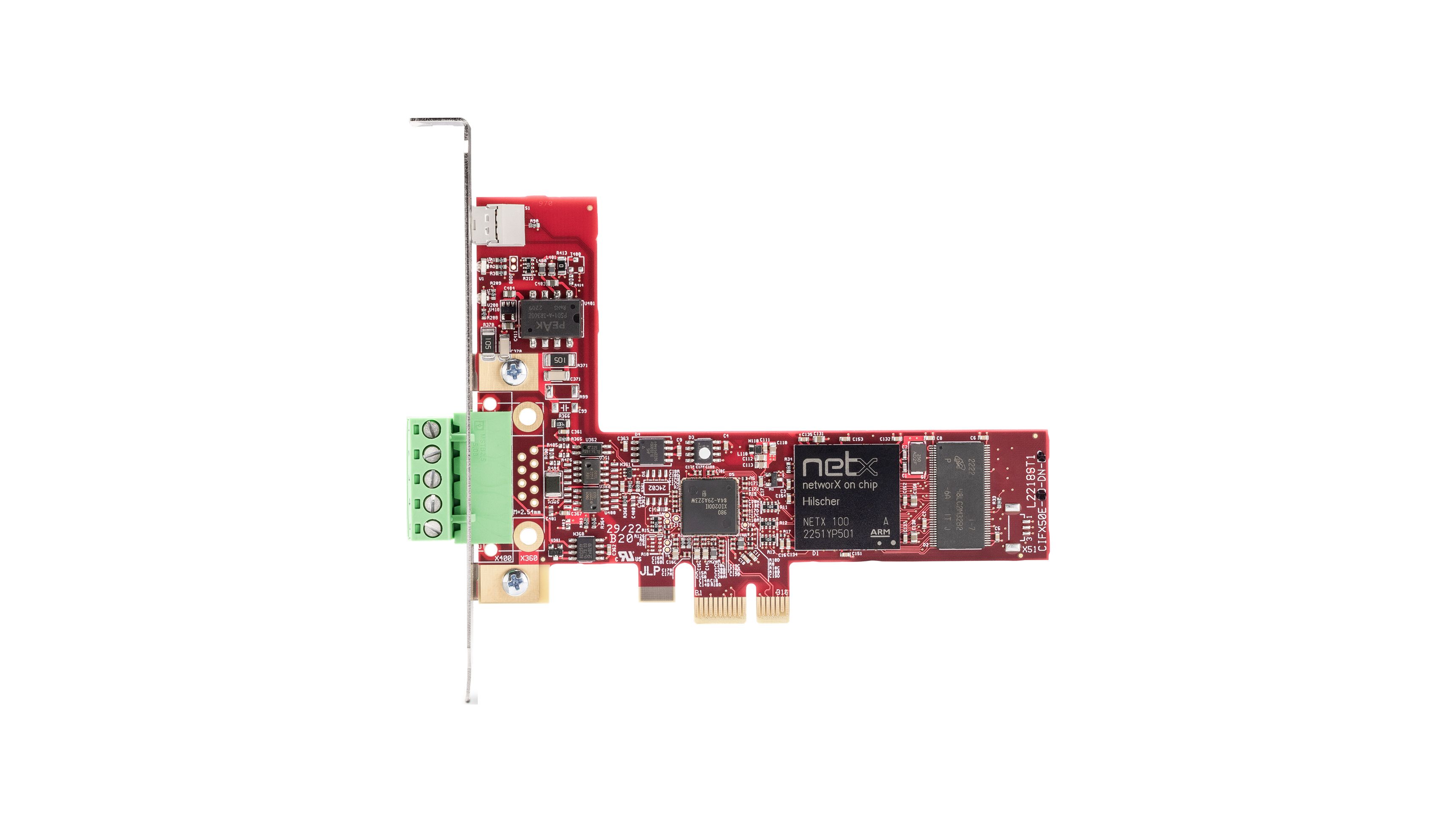 Hilscher 1 Port PCI Express 5-Pin Serial Card, 0.5Mbps