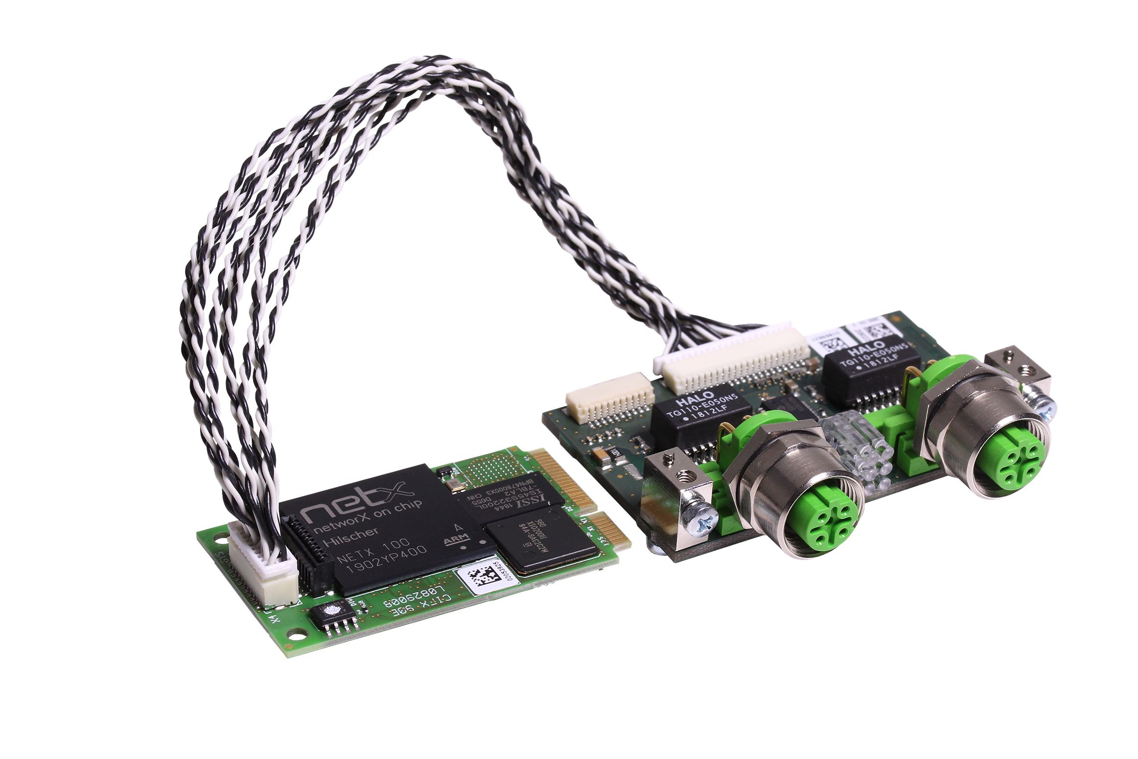 Hilscher 2 Port Mini PCI Express RJ45 Network Card, 100Mbit/s