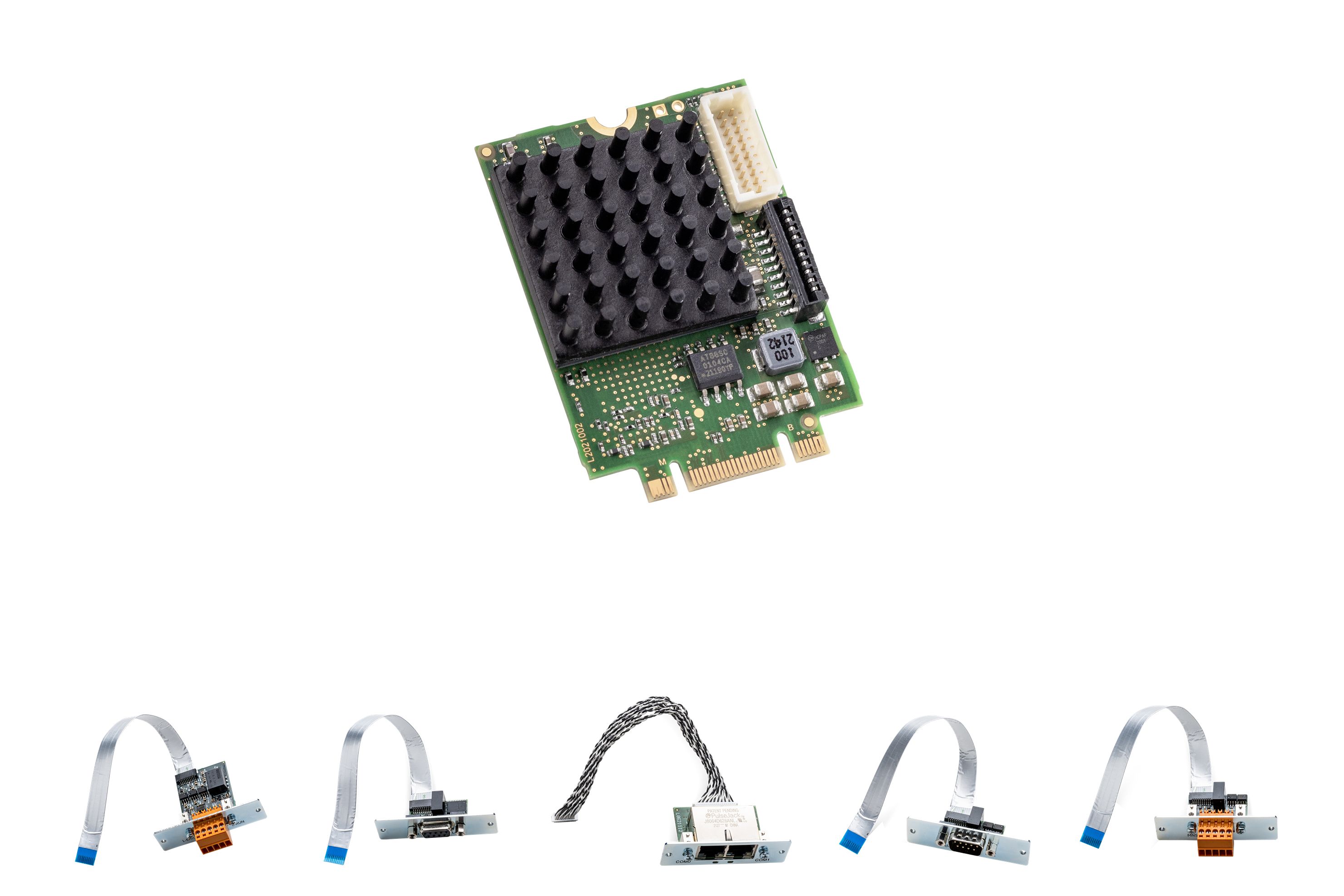 Hilscher 2 Port PCI Express RJ45 Network Card, 100Mbit/s