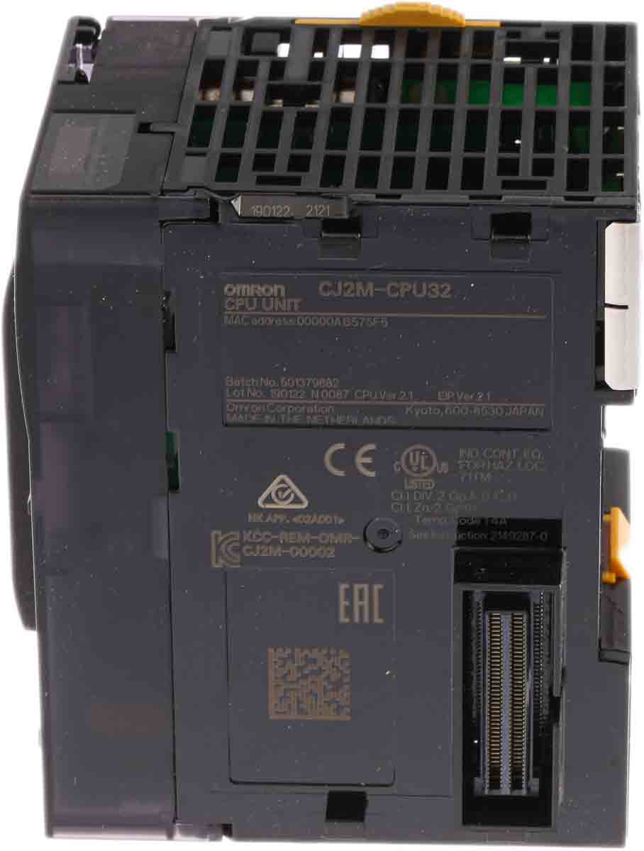 cj2m-cpu32 Omron CJ2M Series PLC CPU, Pulse Output, DC Input