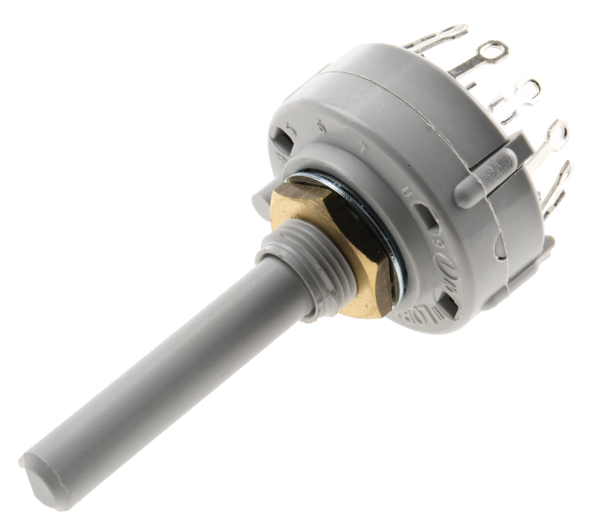ck1027 Lorlin CK, 3 Position 4PST Rotary Switch, 150mA, Solder Tab