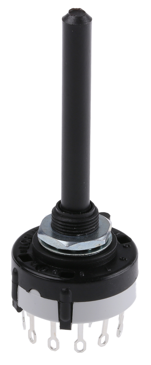 Lorlin CK, 4 Position 3PST Rotary Switch, 150mA, Solder Tab