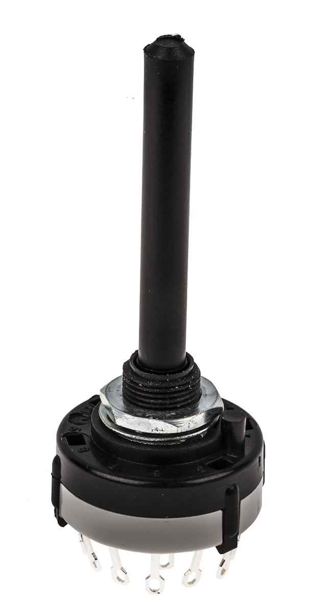 Lorlin CK, 4 Position 3PST Rotary Switch, 150mA, Solder Tab