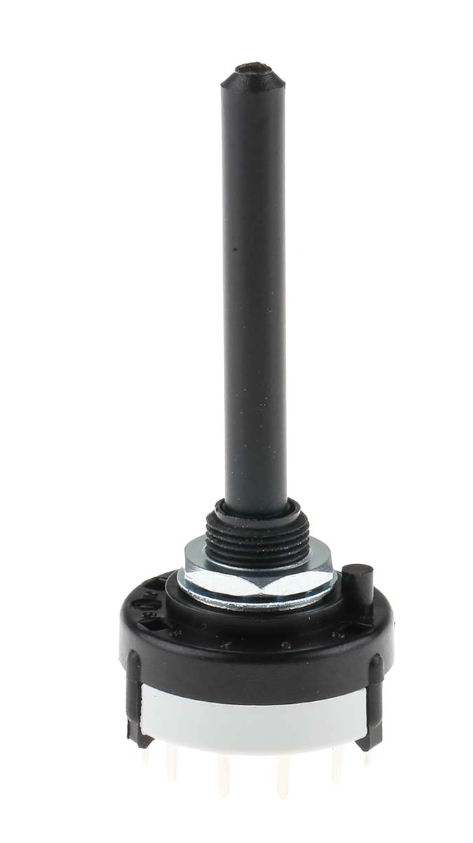 Lorlin CK, 12 Position SPST Rotary Switch, 150mA, Solder
