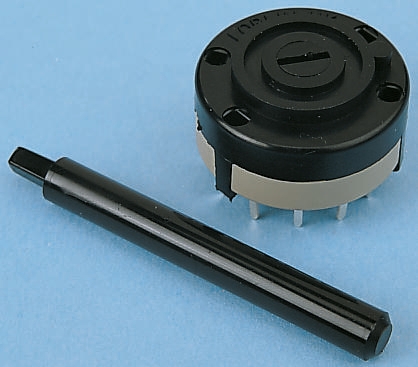 Lorlin CK, 6 Position Rotary Switch, 1A, Solder