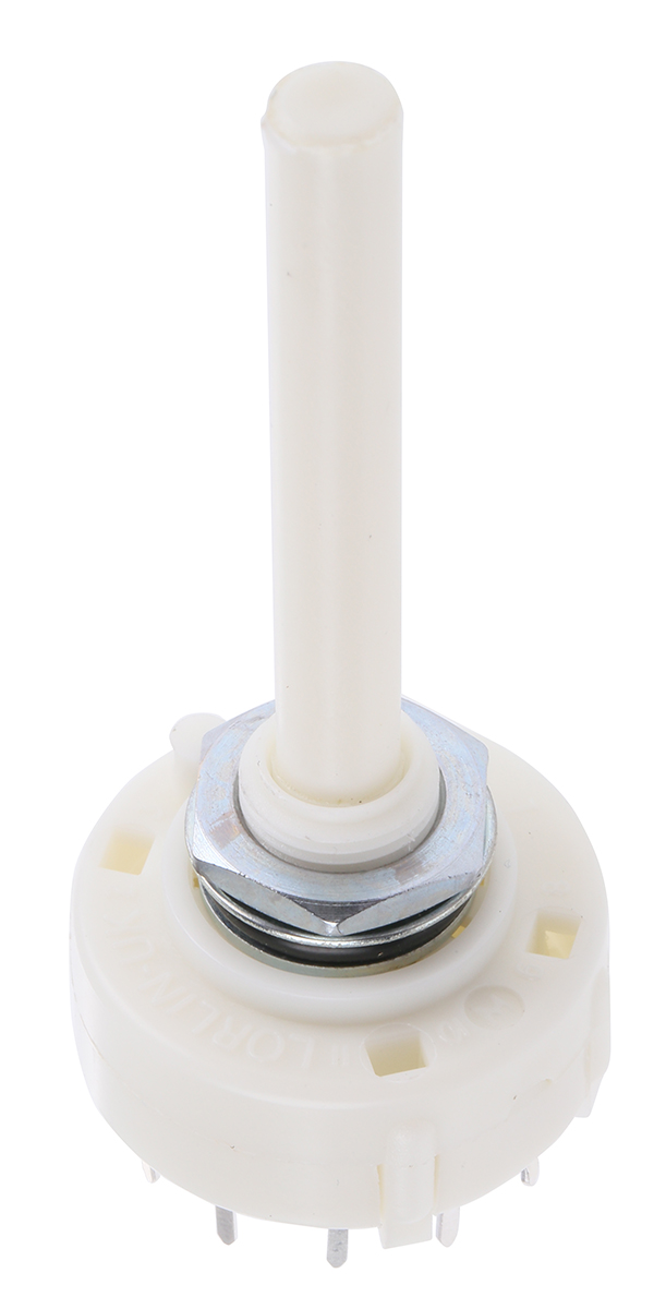 Lorlin CKF DP6T Rotary Switch, 150mA, Solder