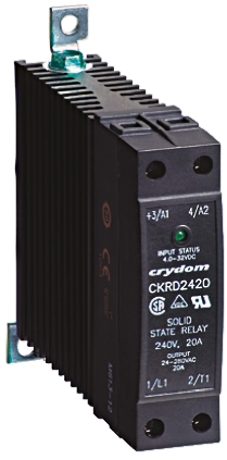 Sensata / Crydom CKR24 Series Solid State Relay, 30 A Load, DIN Rail Mount, 280 Vrms Load, 32V dc Control