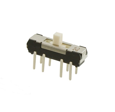 Nidec Components Through Hole Slide Switch DPDT DP 500 mA