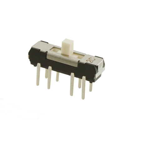 Nidec Components Through Hole Slide Switch DPDT DP 500 mA