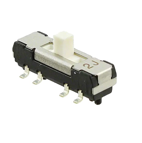 Nidec Components Surface Slide Switch DP3T DP 500 mA