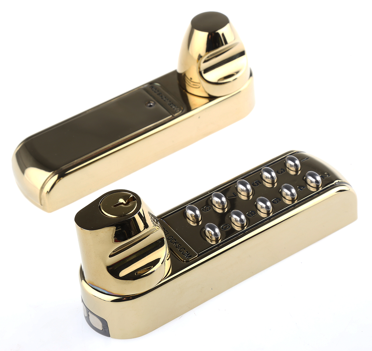 cl2255pb Codelock Brass Mechanical Polished Code Lock