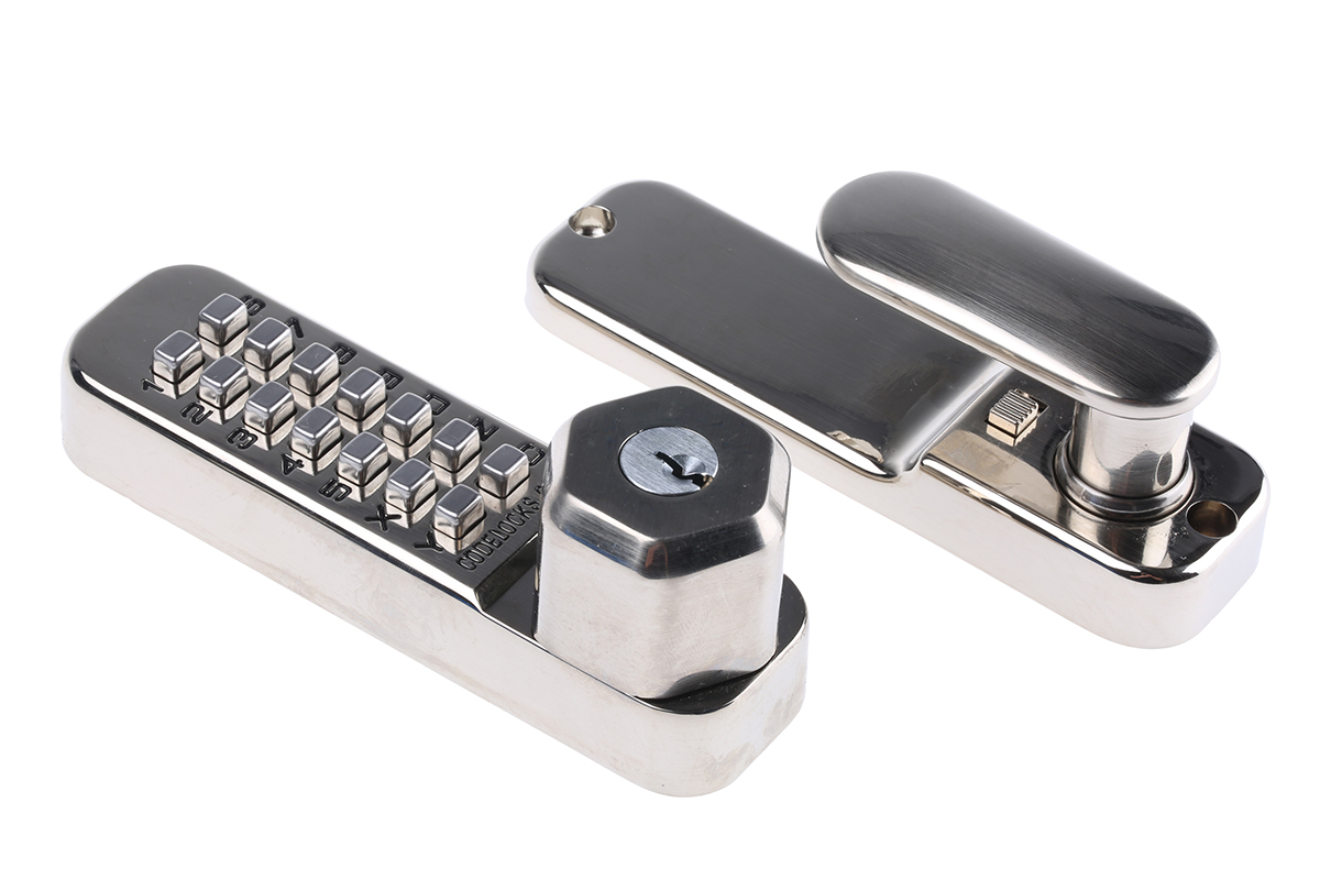 Codelock Zinc Alloy Mechanical Codelock Polished Brass Code Lock