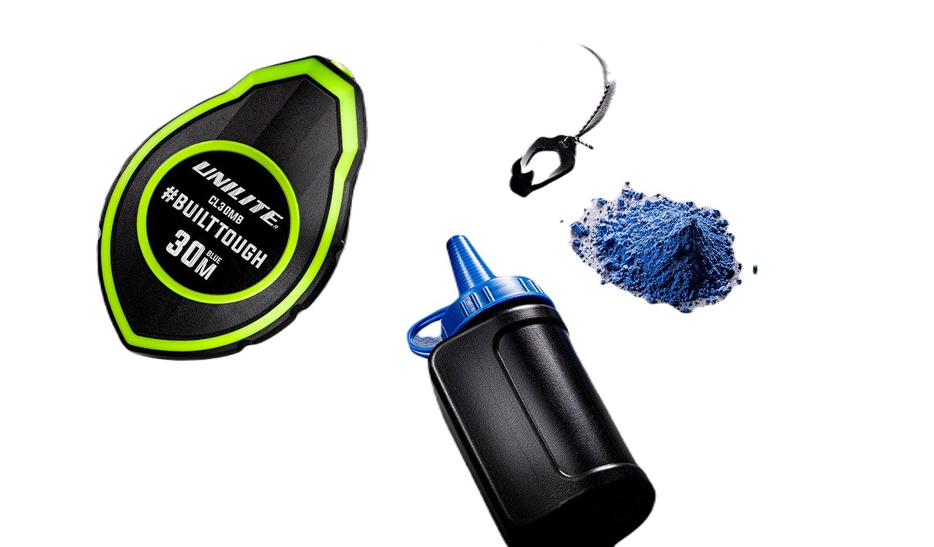 Unilite 133 mm Polyester Chalk Line Refill & With Blue Chalk Powder