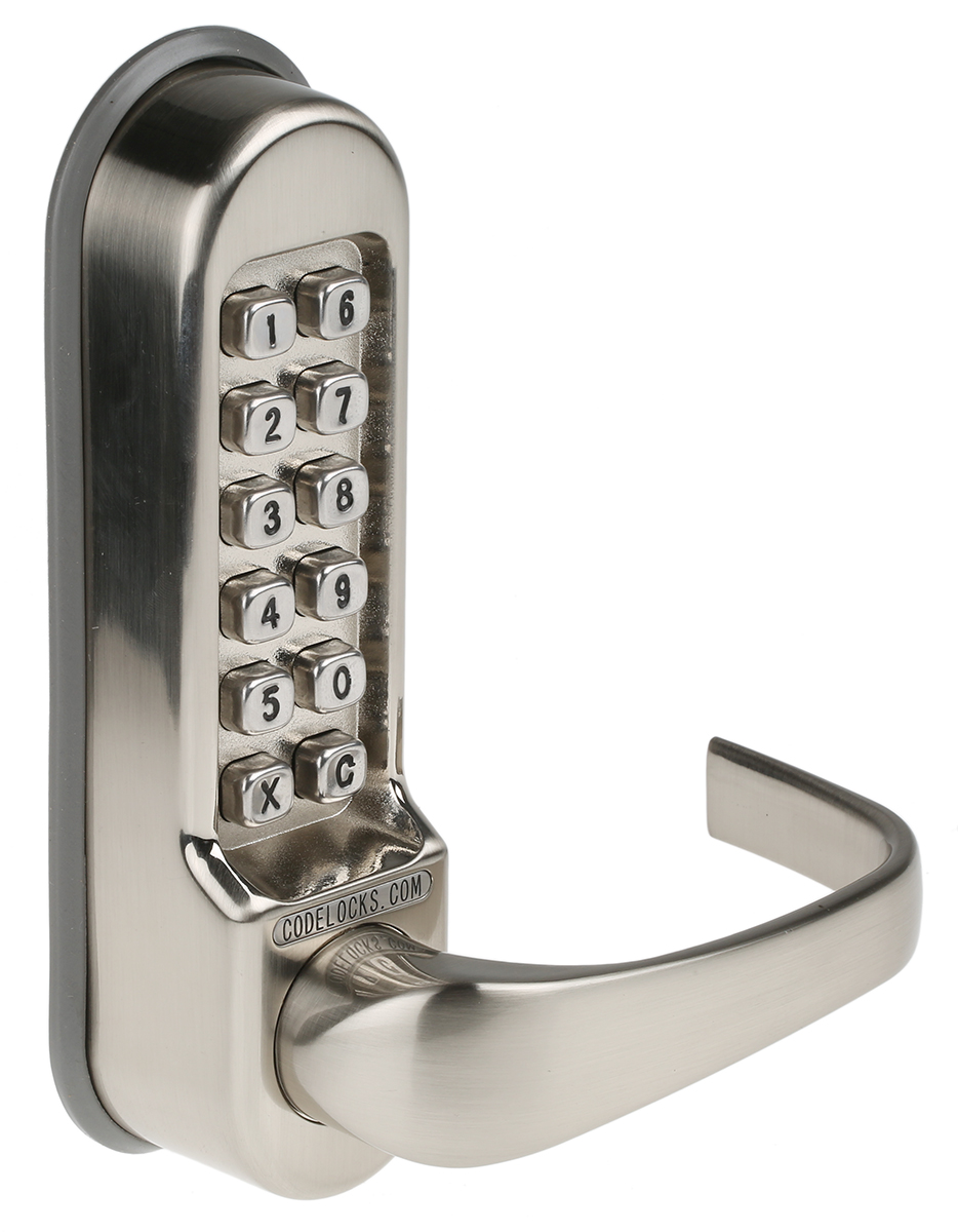 cl500pk Codelock Digital Panic Lock, 1 Point Metal, Wood