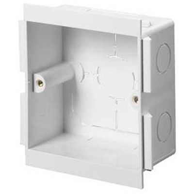 Cutterwell & Co Ltd CLB White Polyvinyl Chloride Box, BS, IP20, Flush Mount, 1 Gangs 86 mm 86mm 25