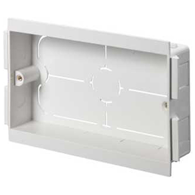 Cutterwell & Co Ltd CLB White Polyvinyl Chloride Box, BS, IP20, Flush Mount, 2 Gangs 146 mm 146mm 25